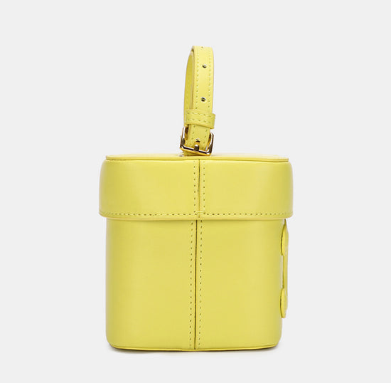 Barcelona mini Bucket Gelb/ Blau/ Braun - VIBE & VOGUE