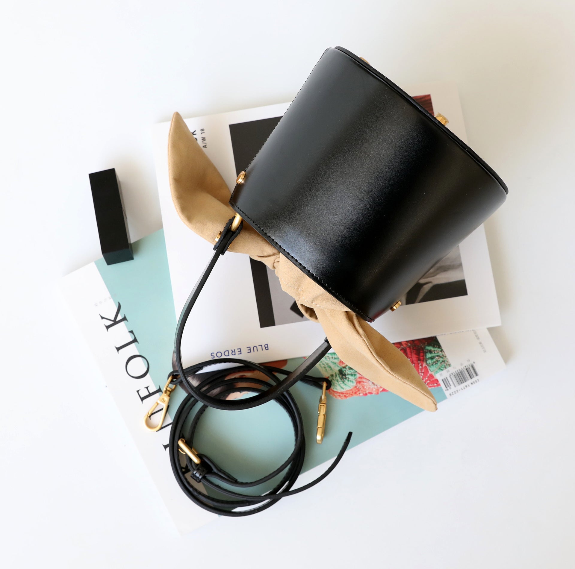 Rom mini Bucket Echt-Ledertasche - VIBE & VOGUE