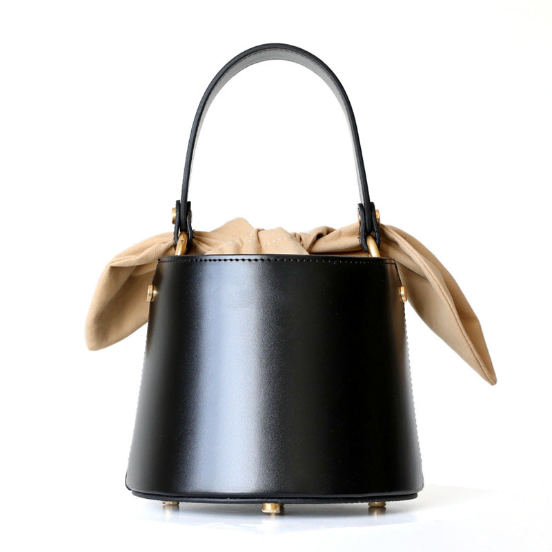 Rom mini Bucket Echt-Ledertasche - VIBE & VOGUE