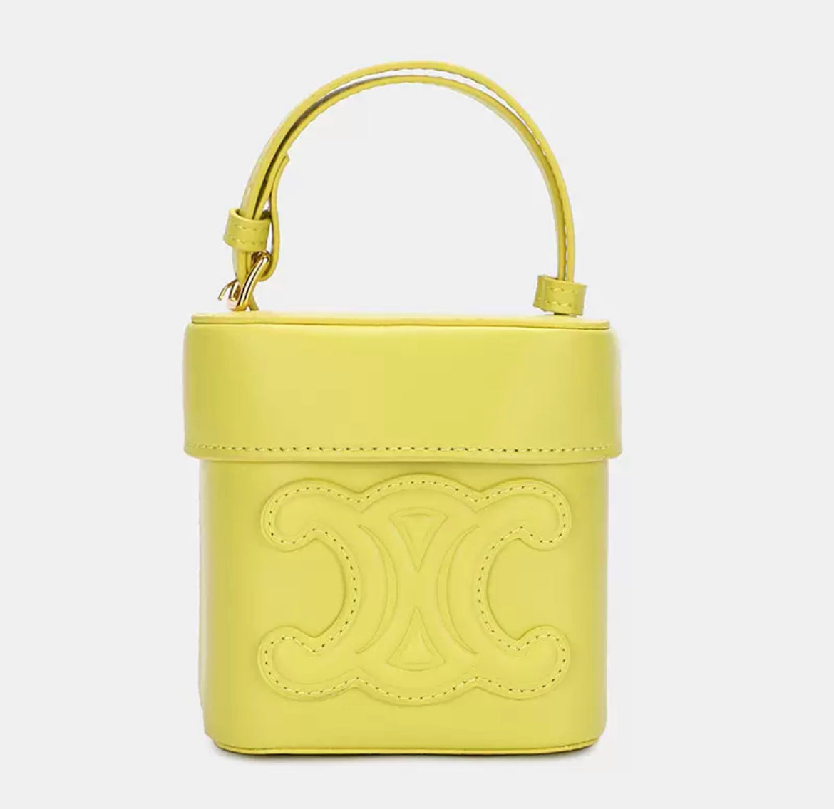 Barcelona mini Bucket Gelb/ Blau/ Braun - VIBE & VOGUE