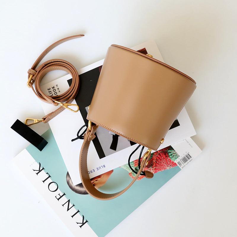 Rom mini Bucket Echt-Ledertasche - VIBE & VOGUE