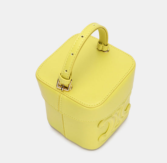 Barcelona mini Bucket Gelb/ Blau/ Braun - VIBE & VOGUE