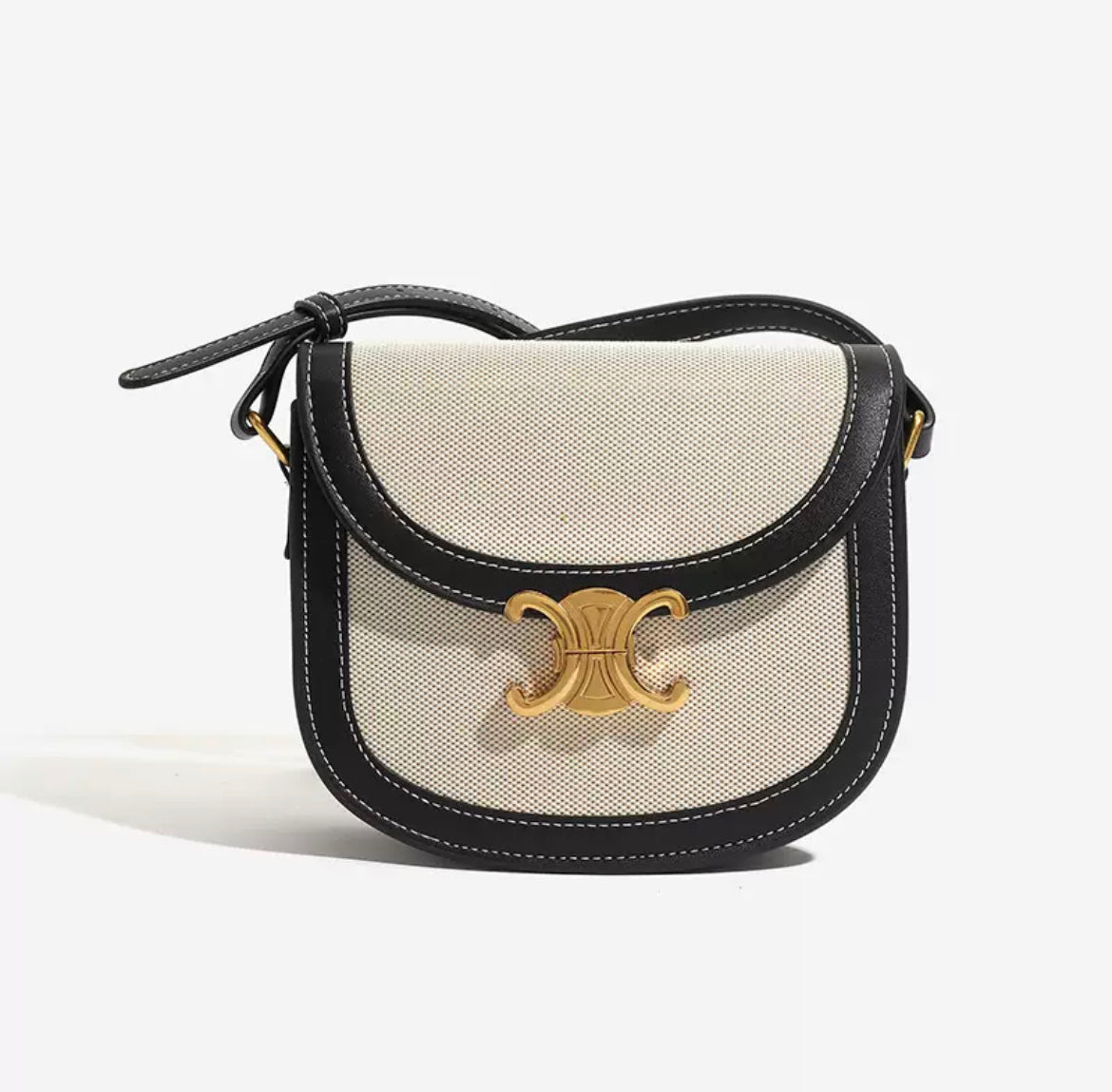 Barcelona Sandbag Black/ Brown - VIBE & VOGUE