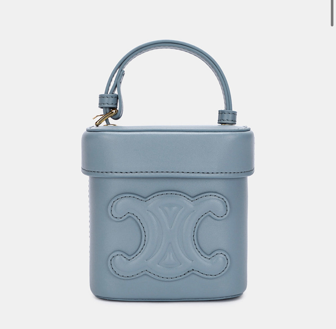 Barcelona mini Bucket Gelb/ Blau/ Braun - VIBE & VOGUE